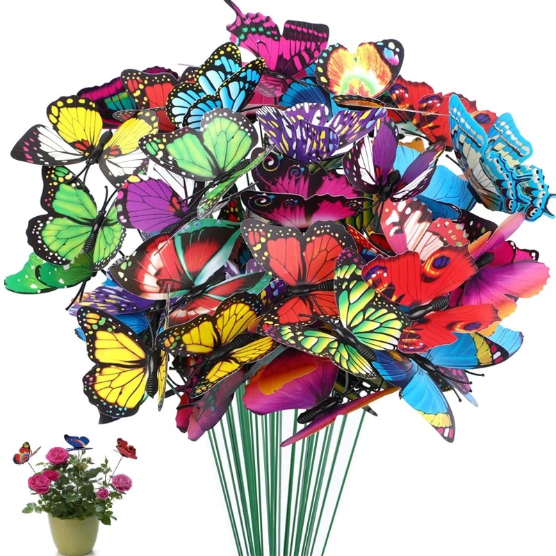 Plant Parents - 5-50 Stück wasserdichte Schmetterling Garten Hof