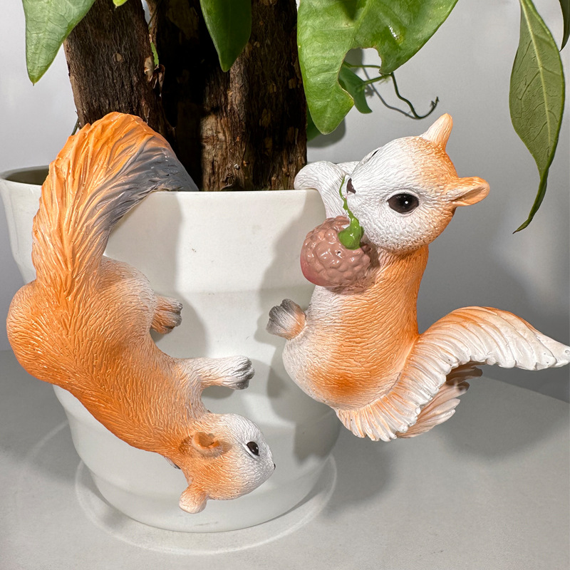 Plant Parents - 2 stücke Kreative Eichhörnchen Hängen Pflanzer