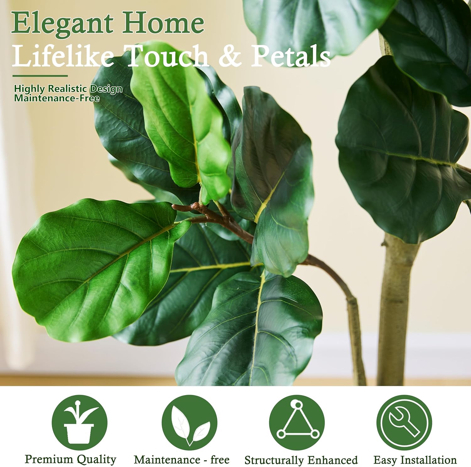 135cm Künstlicher Geigenblatt- – Plant Parent Gifts Bewertung und Preis
